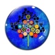Cabochon Verre - arbre de vie