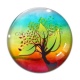 Cabochon Verre - arbre de vie