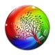 Cabochon Verre - arbre de vie