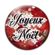 Cabochon Verre - joyeux noël