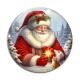 Cabochon Verre - père noël