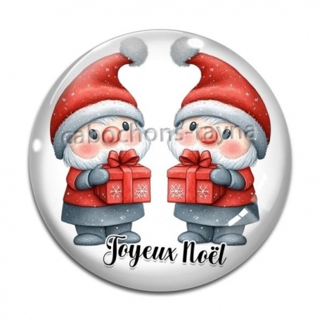 Cabochon Verre - joyeux noël