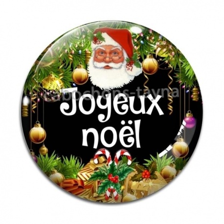 Cabochon Verre - joyeux noël