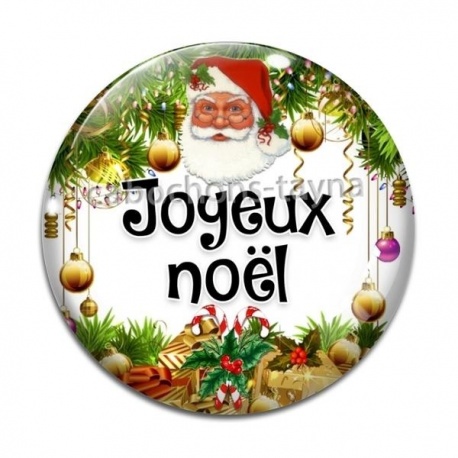 Cabochon Verre - joyeux noël