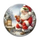 Cabochon Verre - joyeux noël