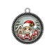 Pendentif Cabochon Argent - lutin