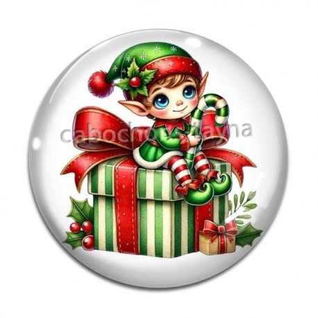 Cabochon Verre - lutin