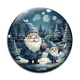 Cabochon Verre - père noël