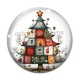 Cabochon Verre - sapin de noël