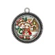 Pendentif Cabochon Argent - lutin
