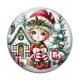 Cabochon Verre - lutin