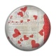 Cabochon Résine - c?ur