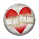 Cabochon Résine - coeur