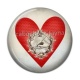 Cabochon Résine - coeur