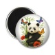 Magnet's - panda coquelicot