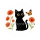 chat coquelicot