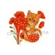 chat coquelicot