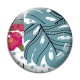 Cabochon Verre - feuille