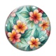 Cabochon Verre - fleur