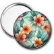 Miroir de poche - fleur