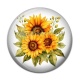 Cabochon Résine - tournesol