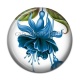 Cabochon Résine - fleur exotique