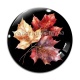 Cabochon Verre - feuille