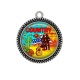 Pendentif Cabochon Argent - danse country