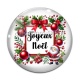 Cabochon Verre - joyeux noël