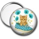 Miroir de poche - chat chaussure