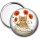Miroir de poche - chat chaussure