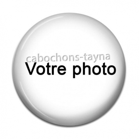 Cabochon Résine - votre photo