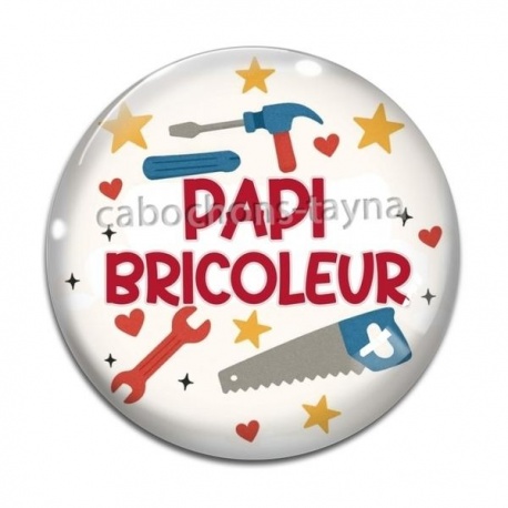 Cabochon Verre - papi bricoleur