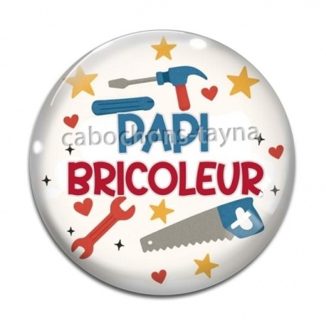 Cabochon Verre - papi bricoleur