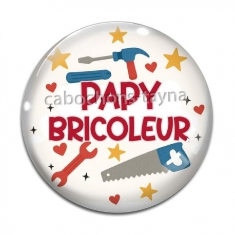 Cabochon Verre -  papy bricoleur