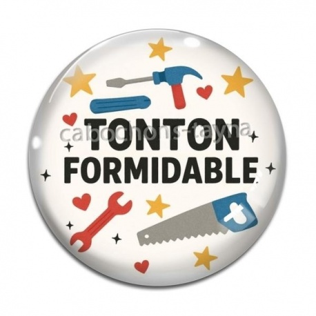 Cabochon Verre - tonton formidable