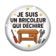 Cabochon Verre - je suis un bricoleur qui déchire