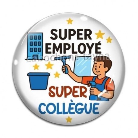 Cabochon Verre - super employé, super collègue