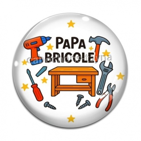 Cabochon Verre - papa bricole
