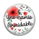 Cabochon Verre - une mamie formidable