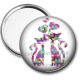 Miroir de poche - chat puzzle