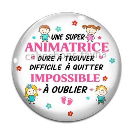 Cabochon Verre - animatrice