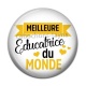 Cabochon Résine - meilleure éducatrice du monde