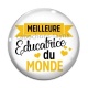 Cabochon Verre - meilleure éducatrice du monde