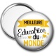 Miroir de poche - meilleure éducatrice du monde