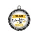 Pendentif Cabochon Argent - meilleure éducatrice du monde