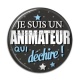 Cabochon Résine - animateur qui déchire