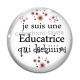Cabochon Verre -  je suis une éducatrice qui déchire