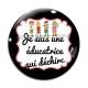 Cabochon Verre -  je suis une éducatrice qui déchire