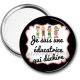 Miroir de poche -  je suis une éducatrice qui déchire